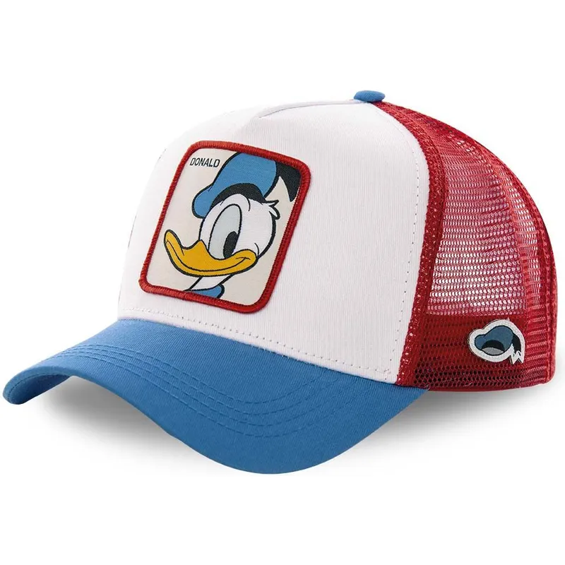 mutzen-gebogen-weiss-snapback-donald-duck-disney-von-capslab mutzen-gebogen-weiss-snapback-donald-duck-disney-von-capslab
