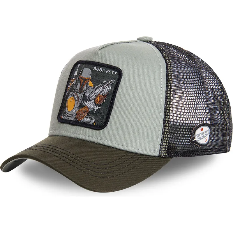 cappelli-curva-verde-snapback-boba-fett-star-wars-di-capslab cappelli-curva-verde-snapback-boba-fett-star-wars-di-capslab