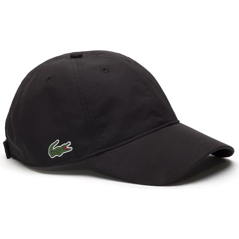 cappelli-curva-nero-cinghia-regolabile-di-lacoste