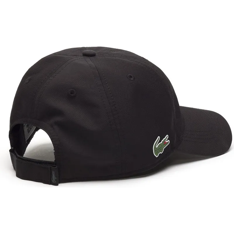 cappelli-curva-nero-cinghia-regolabile-di-lacoste