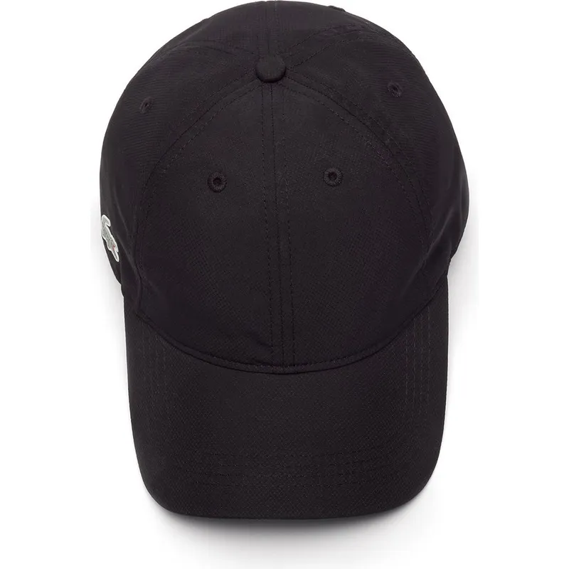 cappelli-curva-nero-cinghia-regolabile-di-lacoste