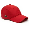 cappellino-curvo-rosso-regolabile-basic-dry-fit-di-lacoste