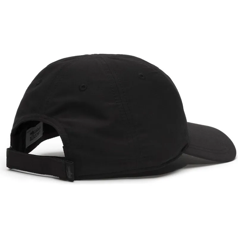cappelli-curva-nero-cinghia-regolabile-di-lacoste
