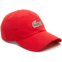 cappello-curvo-rosso-regolabile-in-microfibra-croc-di-lacoste