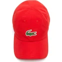 cappello-curvo-rosso-regolabile-in-microfibra-croc-di-lacoste