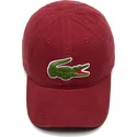 mutzen-gebogen-rot-verstellbares-band-von-lacoste