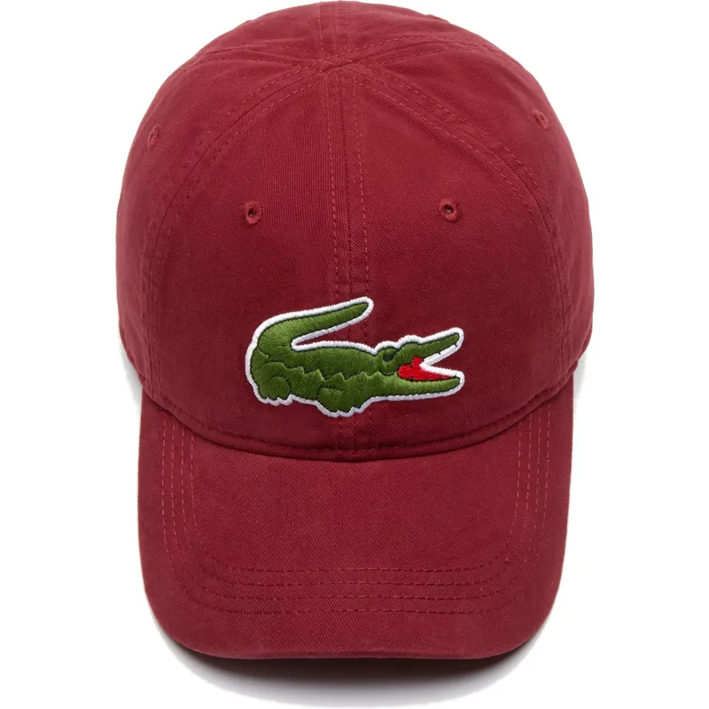 cappelli-curva-rosso-cinghia-regolabile-di-lacoste