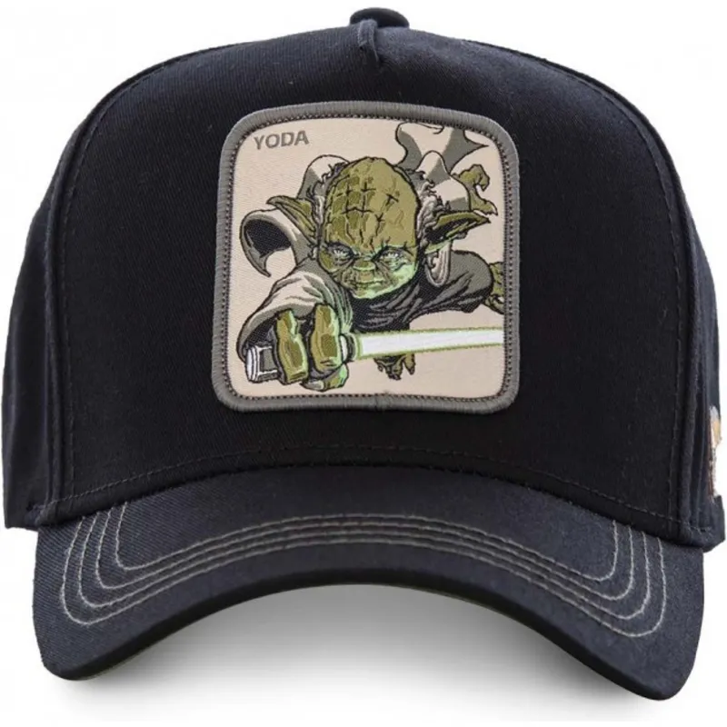 cappelli-curva-nero-snapback-yoda-star-wars-di-capslab