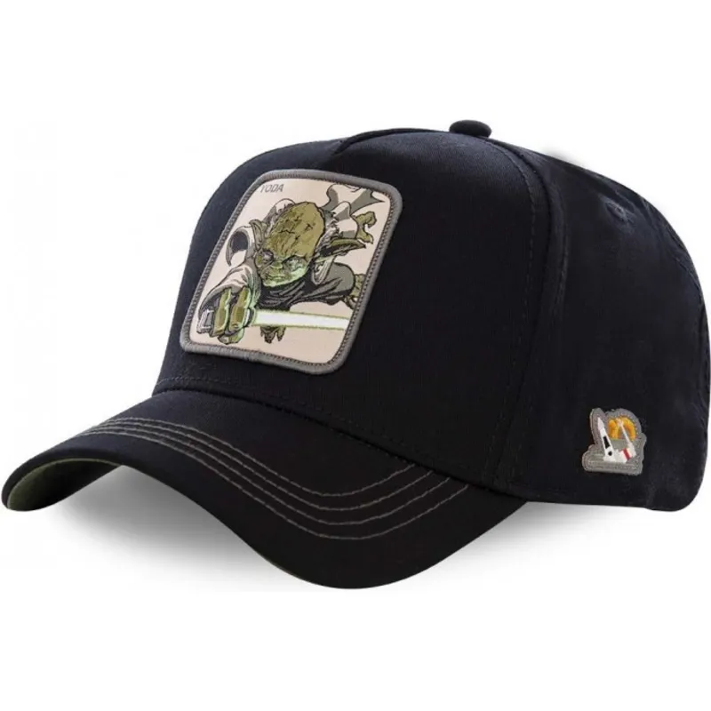 cappelli-curva-nero-snapback-yoda-star-wars-di-capslab
