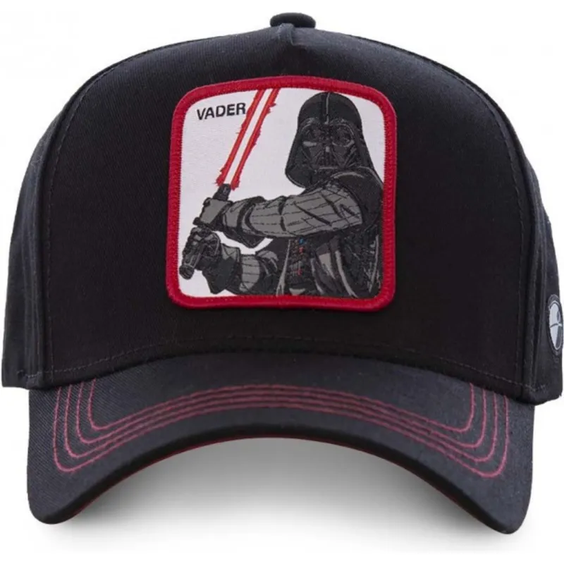 mutzen-gebogen-schwarz-snapback-darth-vader-star-wars-von-capslab mutzen-gebogen-schwarz-snapback-darth-vader-star-wars-von-capslab