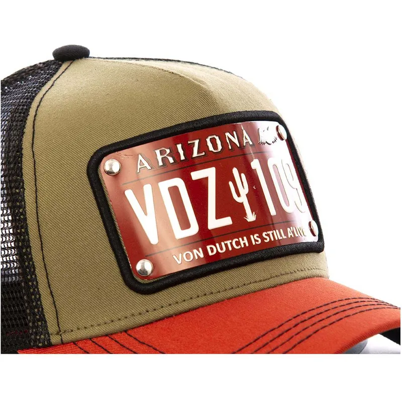 cappelli-curva-marrone-cinghia-regolabile-di-von-dutch