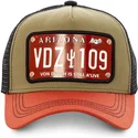 cappellino-trucker-marrone-nero-e-arancione-con-targhetta-arizona-ari2-di-von-dutch