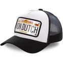 cappellino-trucker-bianco-e-nero-con-targa-california-cal1-di-von-dutch