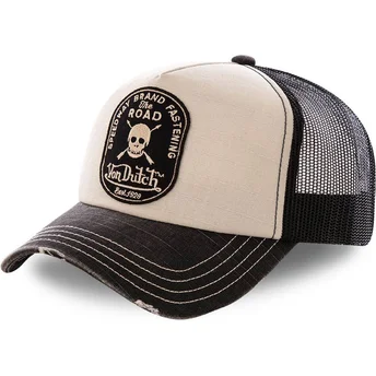 Mützen gebogen grau verstellbares band CREW7 von Von Dutch