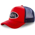cappelli-curva-rosso-cinghia-regolabile-di-von-dutch