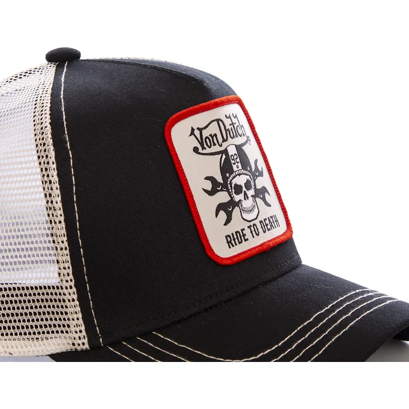 cappelli-curva-nero-cinghia-regolabile-di-von-dutch