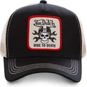cappelli-curva-nero-cinghia-regolabile-di-von-dutch