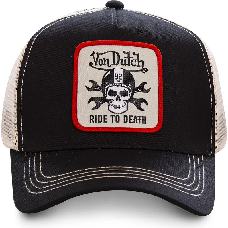 cappelli-curva-nero-cinghia-regolabile-di-von-dutch