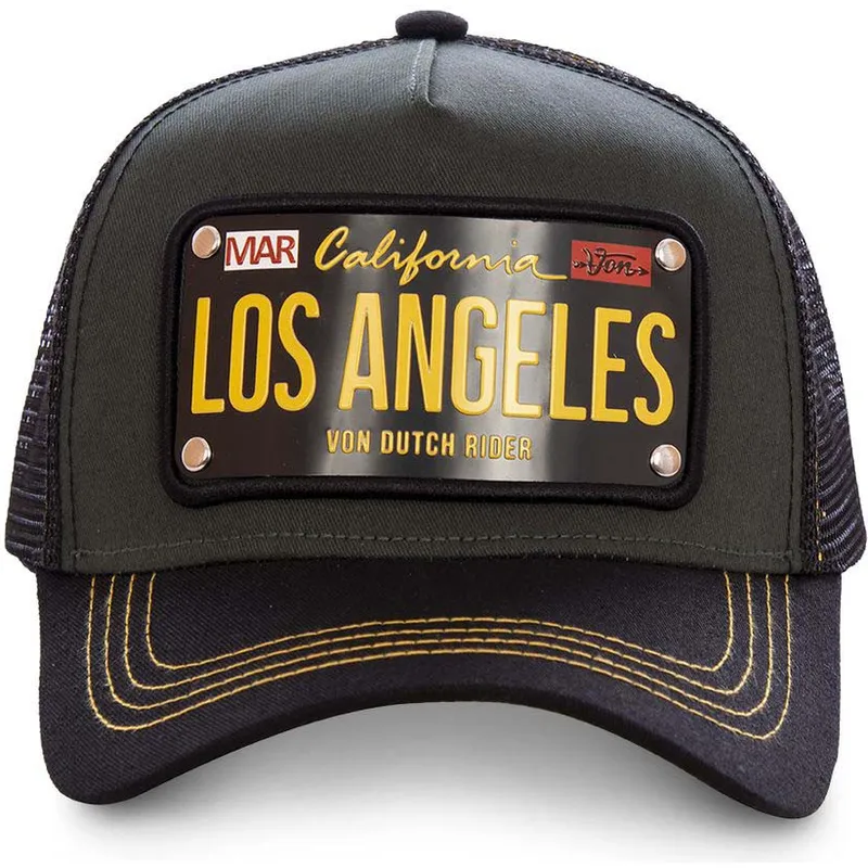 cappelli-curva-nero-cinghia-regolabile-di-von-dutch