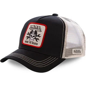 Von Dutch GRN5 Trucker Cap schwarz und weiß
