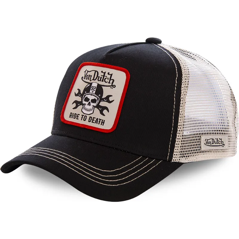 cappelli-curva-nero-cinghia-regolabile-di-von-dutch