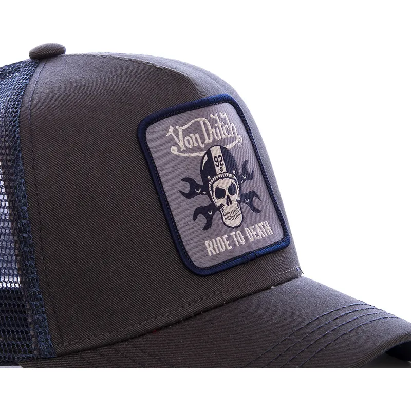 cappelli-curva-nero-cinghia-regolabile-di-von-dutch
