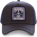 cappelli-curva-nero-cinghia-regolabile-di-von-dutch
