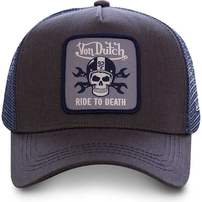 cappelli-curva-nero-cinghia-regolabile-di-von-dutch