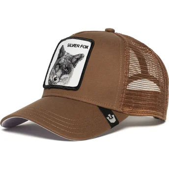 cappellino-trucker-marrone-volpe-silver-fox-di-goorin-bros