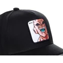 cappellino-nero-snapback-a-visiera-curva-kid-buu-buub-dragon-ball-di-capslab