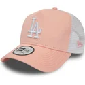 cappellino-trucker-rosa-league-essential-a-frame-dei-los-angeles-dodgers-mlb-di-new-era