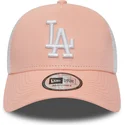cappellino-trucker-rosa-league-essential-a-frame-dei-los-angeles-dodgers-mlb-di-new-era