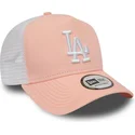 cappellino-trucker-rosa-league-essential-a-frame-dei-los-angeles-dodgers-mlb-di-new-era