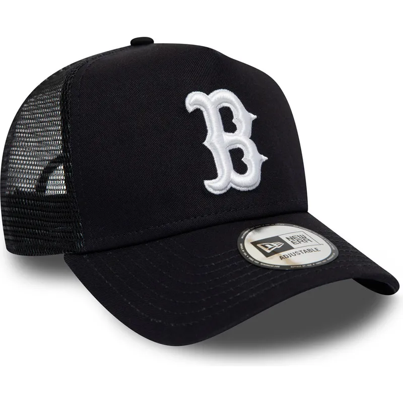 cappelli-curva-blu-marino-snapback-league-essential-a-frame-dei-boston-red-sox-mlb-di-new-era