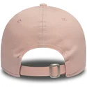 mutzen-gebogen-rosa-verstellbares-band-9forty-league-essential-der-los-angeles-dodgers-mlb-von-new-era