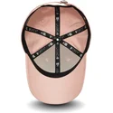 cappelli-curva-rosa-cinghia-regolabile-9forty-league-essential-dei-los-angeles-dodgers-mlb-di-new-era
