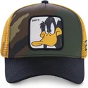 trucker-kasket-camouflage-gul-og-sort-daffy-duck-daf4-looney-tunes-fra-capslab