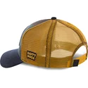 cappellino-trucker-camouflage-giallo-e-nero-daffy-duck-daf4-looney-tunes-di-capslab