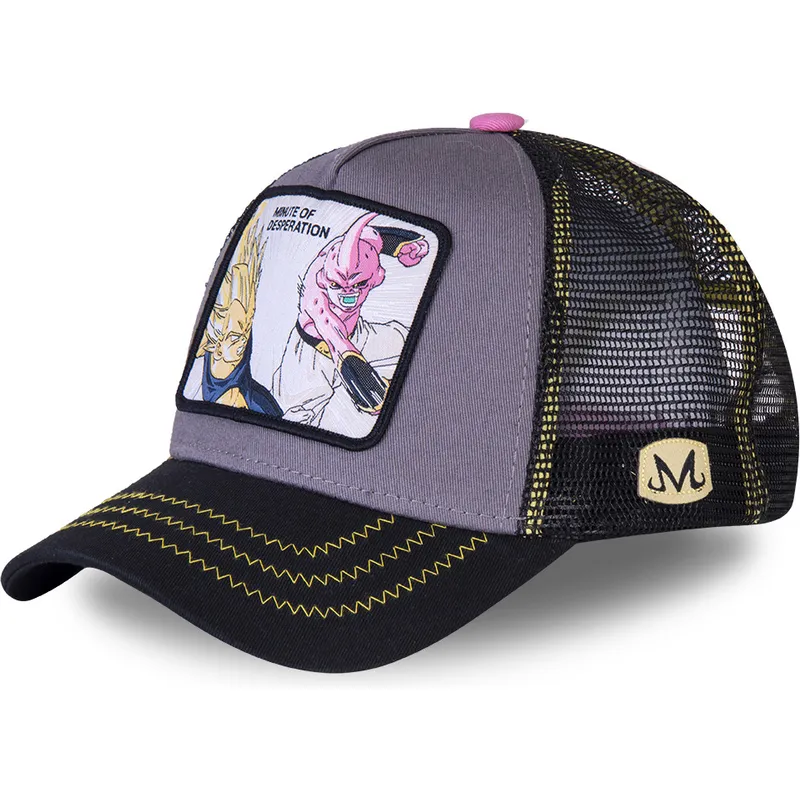 mutzen-gebogen-grau-snapback-vegeta-vs-kid-buu-dragon-ball-von-capslab