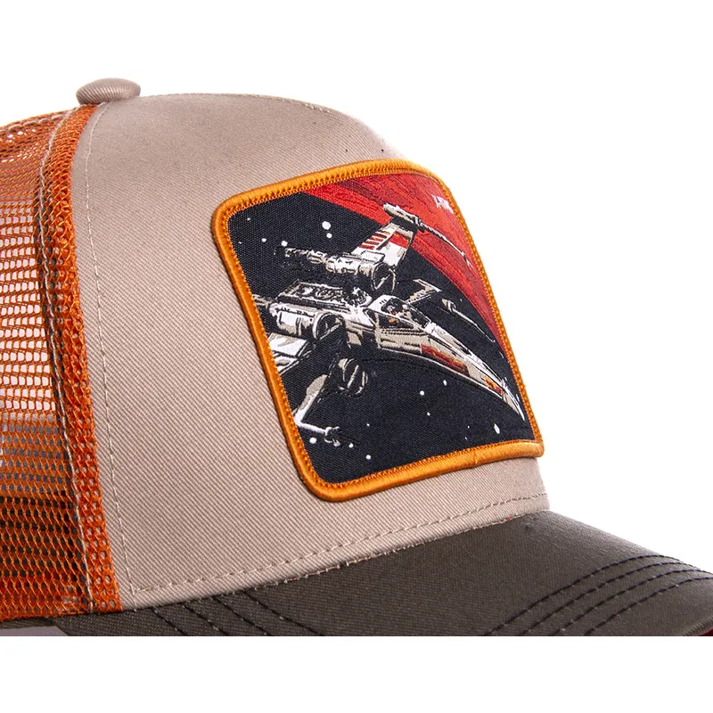 cappelli-curva-grigio-snapback-x-wing-starfighter-star-wars-di-capslab