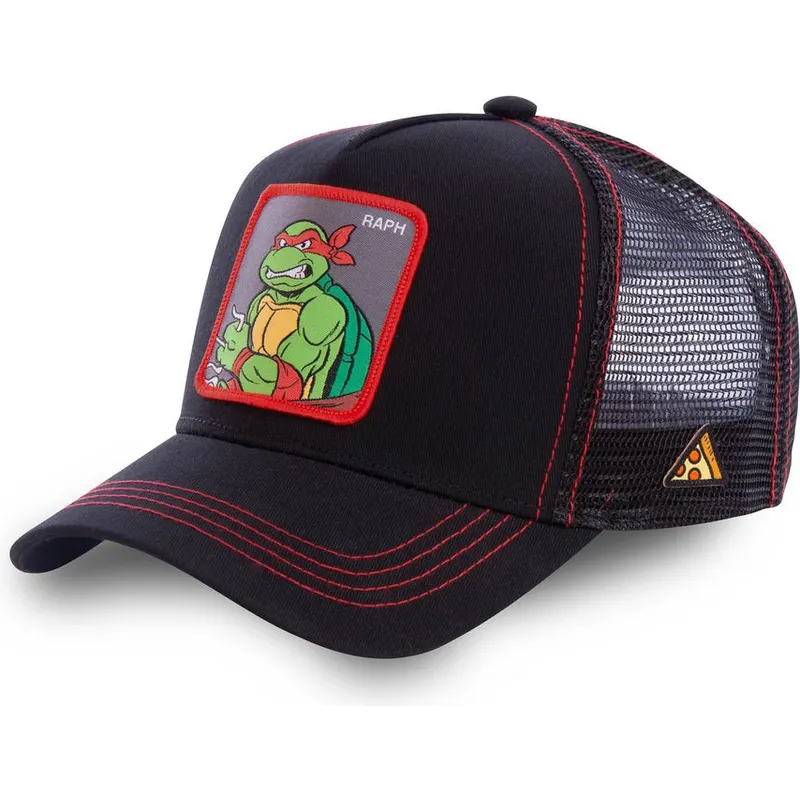 cappelli-curva-nero-snapback-raphael-tartarughe-ninja-di-capslab