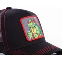 cappelli-curva-nero-snapback-raphael-tartarughe-ninja-di-capslab