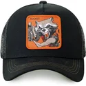 capslab-marvel-comics-rocket-raccoon-roc4-schwarze-trucker-kappe