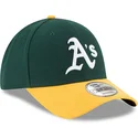 justerbar-gron-og-gul-buet-kasket-9forty-the-league-oakland-athletics-mlb-fra-new-era