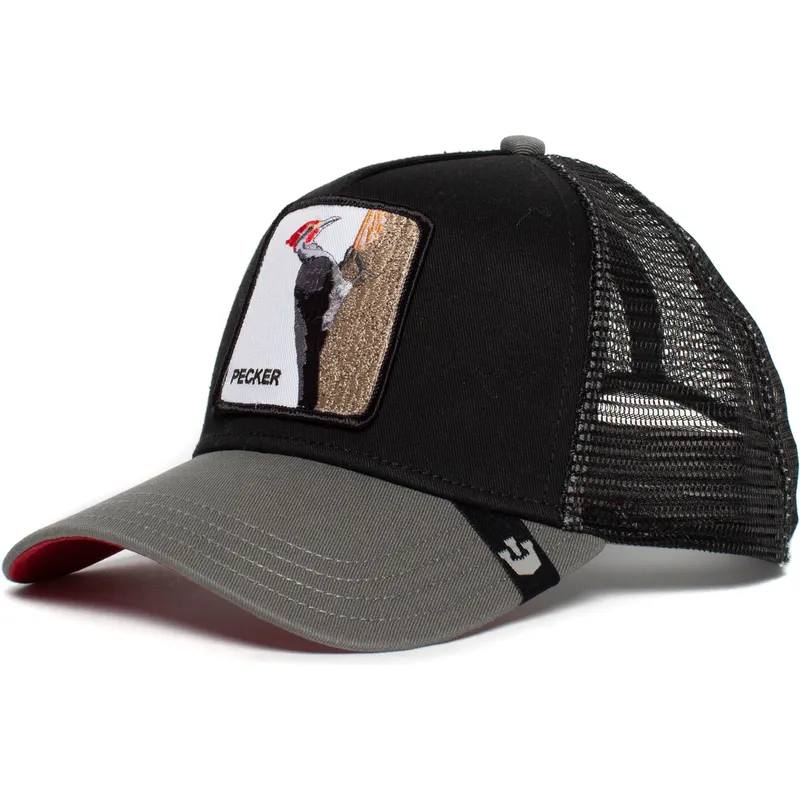 gorra-trucker-nera-picchio-woody-wood-di-goorin-bros