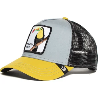 Gorra trucker grigia e gialla tucano Iggy Narnar di Goorin Bros.
