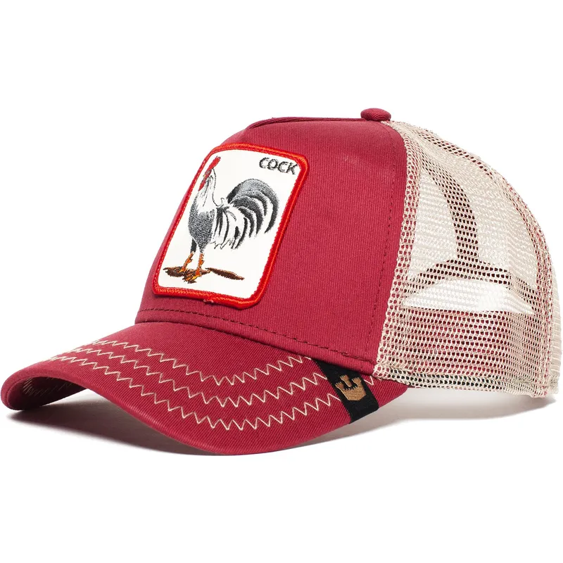 cappelli-curva-rosso-snapback-the-farm-di-goorin-bros
