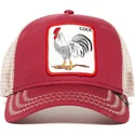 gorra-trucker-rossa-gallo-rooster-di-goorin-bros