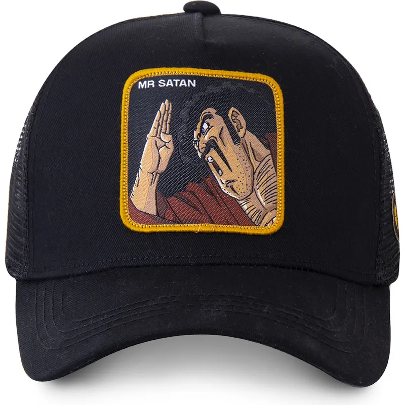 cappelli-curva-nero-snapback-mr-satan-dragon-ball-di-capslab cappelli-curva-nero-snapback-mr-satan-dragon-ball-di-capslab