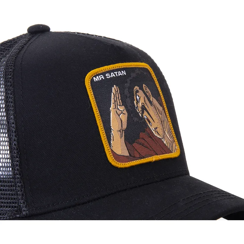 cappelli-curva-nero-snapback-mr-satan-dragon-ball-di-capslab cappelli-curva-nero-snapback-mr-satan-dragon-ball-di-capslab